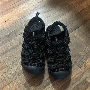Men's Black Outdoor Sandals